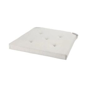 IKEA Justina 35/42x40x4 cm Ekru Sandalye Minderi