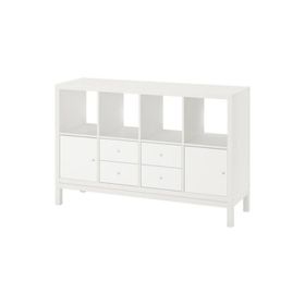 IKEA Kallax 147x94 cm Beyaz Açık Raf Ünitesi