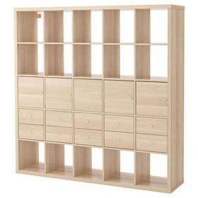 IKEA Kallax 25 Bölmeli Beyaz 182x182 cm Raf Ünitesi