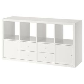 IKEA Kallax 8 Bölmeli Beyaz 77x147 cm Raf Ünitesi