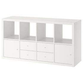 IKEA Kallax 8 Bölmeli Beyaz 77x147 cm Raf Ünitesi