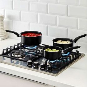 Ikea Kavalkad Siyah 3'lü Teflon Sos Tenceresi