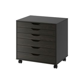IKEA Keson Çalışma Dolabı 67x66 cm Venge Renk Tekerlekli Ofis Dolabı
