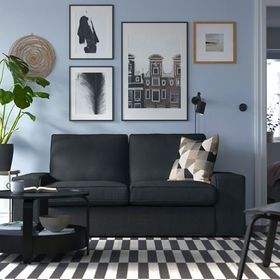IKEA Kıvık 2'li Tresund Antrasit Kanepe
