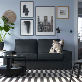 IKEA Kıvık 2'li Tresund Antrasit Kanepe