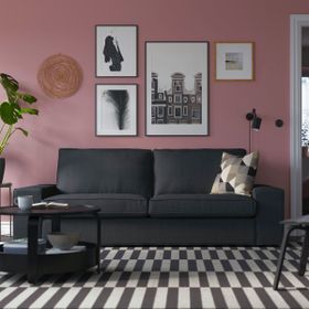 IKEA Kıvık 3'lü Tresund Antrasit Kanepe