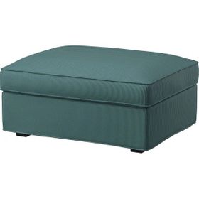 IKEA Kivik Kelinge Gri Turkuaz Saklama Gözlü Puf
