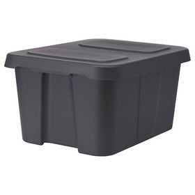 IKEA Klamtare Koyu Gri 58x45x30 cm Kapaklı Kutu