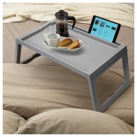 IKEA Klıpsk Gri 56x36x26 cm Yatak Tepsisi