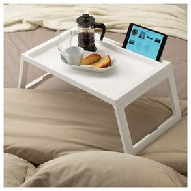 IKEA Klıpsk Turkuaz 56x36x26 cm Yatak Tepsisi