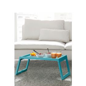 IKEA Klıpsk Turkuaz 56x36x26 cm Yatak Tepsisi