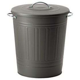 IKEA Knodd Gri 40 lt Çöp Kutusu
