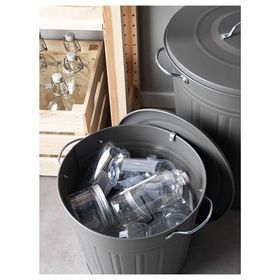 IKEA Knodd Gri 40 lt Çöp Kutusu
