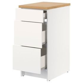 IKEA Knoxhult Beyaz 40 cm Çekmeceli Alt Dolap