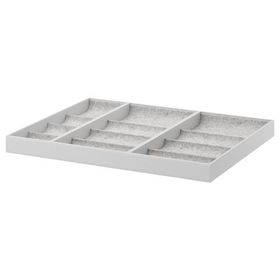 IKEA Komplement Açık Gri 75x58 cm Dolap Içi Düzenleyici Sürgülü Raf