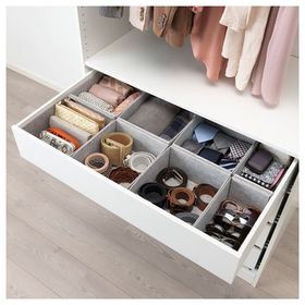 IKEA Komplement Açık Gri 75x58 cm Kutu Seti
