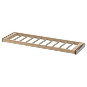 IKEA Komplement Ağartılmış Meşe Görünümlü 50x58 cm Sürgülü Pantolon Askısı