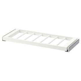 IKEA Komplement Beyaz 100x35 cm Sürgülü Pantolon Askısı