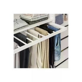 IKEA Komplement Beyaz 100x58 cm Sürgülü Pantolon Askısı
