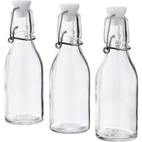 IKEA Korken 3 Adet - Her Biri 150 ml Cam Su Şişesi
