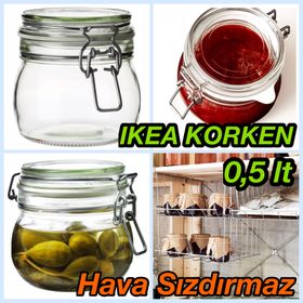 IKEA Korken Cam 0.5 lt Su Şişesi