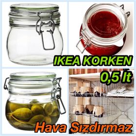 IKEA Korken Cam 0.5 lt Su Şişesi