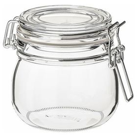 IKEA Korken Cam 0,5 lt Kapaklı Cam Kavanoz