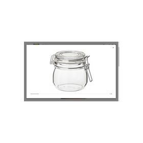 IKEA Korken Cam 0,5 lt Kapaklı Cam Kavanoz