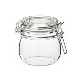 IKEA Korken Cam 0,5 lt Kapaklı Cam Kavanoz