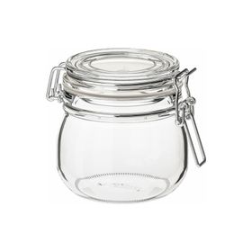 IKEA Korken Cam 0,5 lt Kapaklı Cam Kavanoz