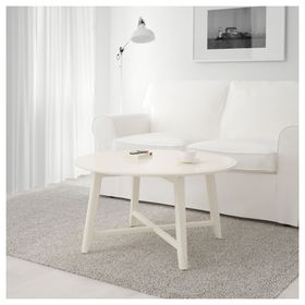 IKEA Kragsta Beyaz 90 cm Orta Sehpa