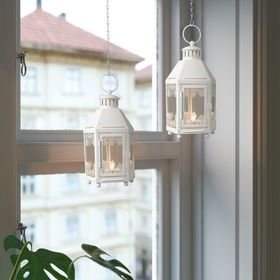 IKEA Kringsynt 21 cm Beyaz Fener