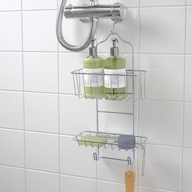 IKEA Krokfjorden Çinko Kaplama 24x11 cm Duş Sepeti