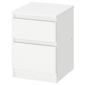 IKEA Kullen Beyaz 35x49 cm 2 Çekmeceli Şifonyer Komodin