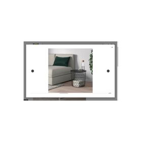 IKEA Kvistbro Siyah 44 cm Saklama Bölmeli Sehpa