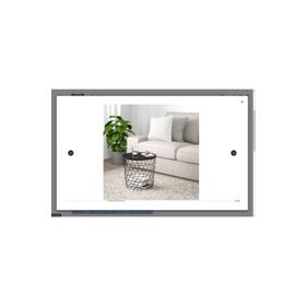 IKEA Kvistbro Siyah 44 cm Saklama Bölmeli Sehpa