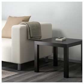 IKEA Lack Siyah 55x55 cm Yan Sehpa