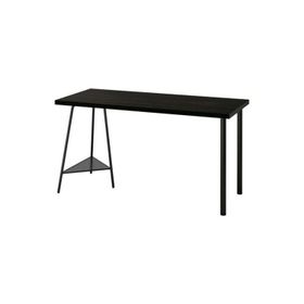 IKEA Lagkapten Tillslag Venge Siyah 140x60 cm Çalışma Masası