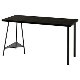 IKEA Lagkapten Tillslag Venge Siyah 140x60 cm Çalışma Masası