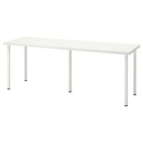 IKEA Lagkapten/Adils Beyaz 200x60 cm Çalışma Masası