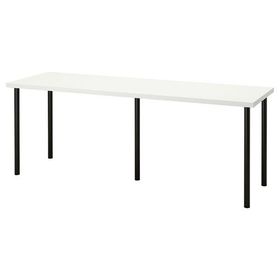 IKEA Lagkapten/Adils Beyaz 200x60 cm Çalışma Masası