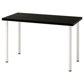 IKEA LAGKAPTEN/ADILS çalışma masası, venge-beyaz, 140x60 cm