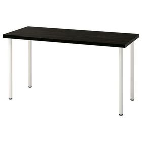 IKEA LAGKAPTEN/ADILS çalışma masası, venge-beyaz, 140x60 cm