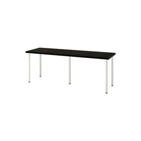 IKEA LAGKAPTEN/ADILS çalışma masası, venge-beyaz, 200x60 cm