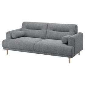 IKEA Langaryd Lejde Gri-Siyah 2'li Kanepe