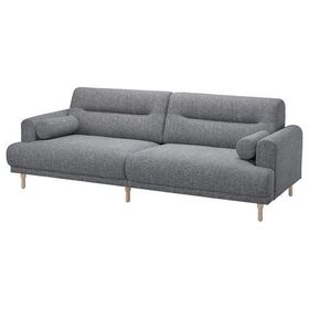 IKEA Langaryd Lejde Gri-Siyah 3'lü Kanepe