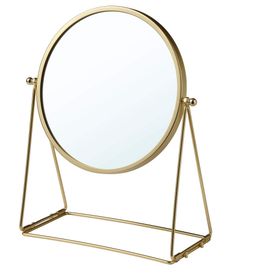 IKEA Lassbyn 17 cm Altın Rengi Masa Aynası