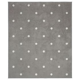 IKEA LEN 133x160 cm Gri Noktalı Çocuk Halısı