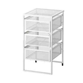 IKEA Lennart Beyaz Keson Tekerlekli 3 Çekmeceli Dolap