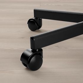 IKEA Loberget Malskar Beyaz Siyah Çalışma Sandalyesi